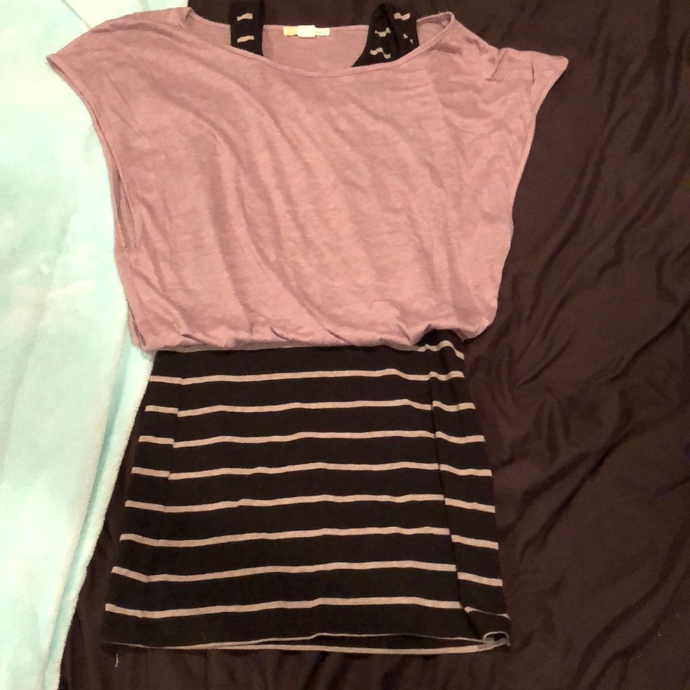 Dress w shirt attached